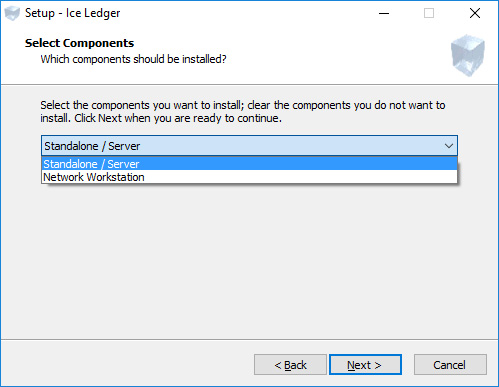 Ice Ledger Component Selection