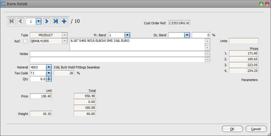 Sales Invoice: Details