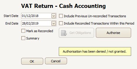 Authority to interact with HMRC on your behalf